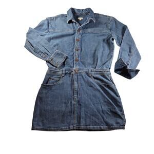 PILCRO DENIM JUMPER - MEDIUM